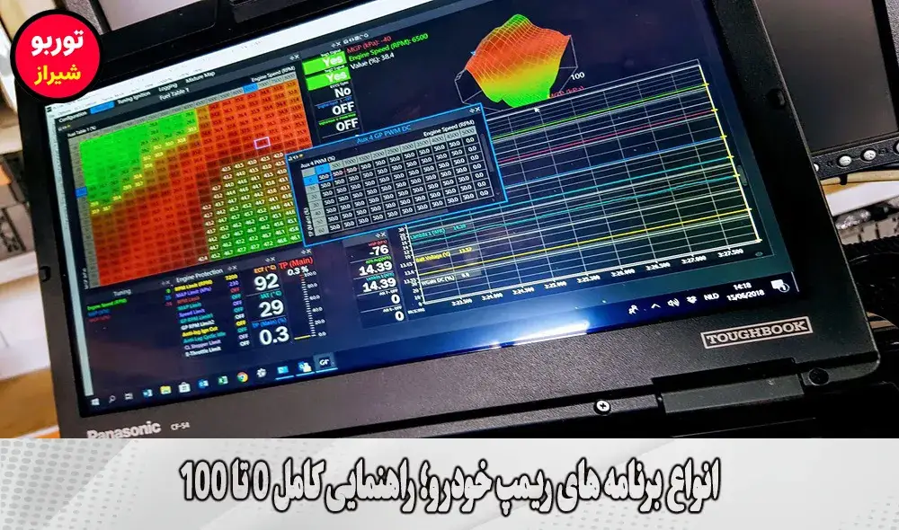 انواع برنامه های ریمپ خودرو در شیراز