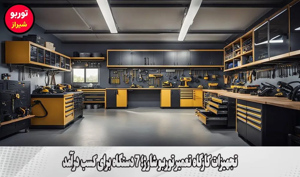 تجهیزات کارگاه تعمیر توربو شارژ