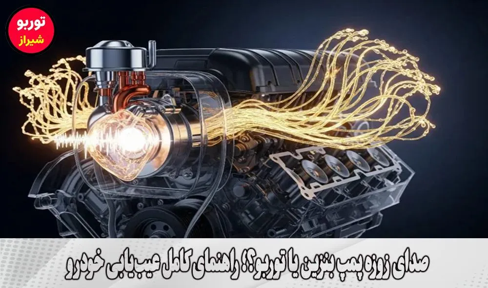 صدای زوزه پمپ بنزین یا توربو